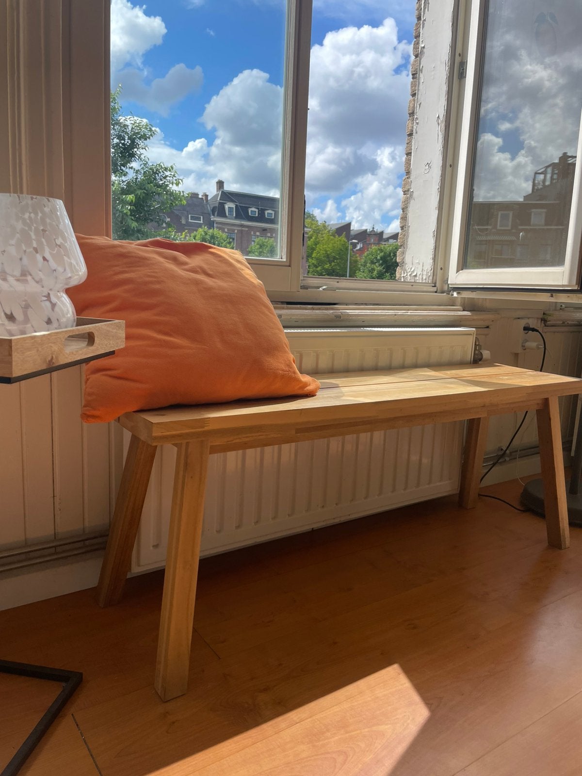 IKEA Skosta Bank, Ophalen, Zo goed als nieuw, 75 tot 100 cm, Tweepersoons