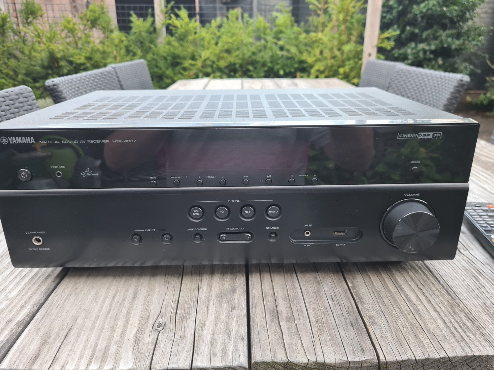 Yamaha HTR4067 versterker reciever met AB, Yamaha, Ophalen of Verzenden, Zo goed als nieuw, 60 tot 120 watt