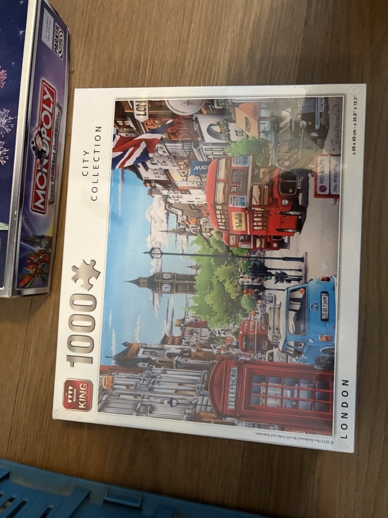 Nieuwe puzzel 1000 stukjes City Collection London, Ophalen of Verzenden, 500 t/m 1500 stukjes, Nieuw, Legpuzzel