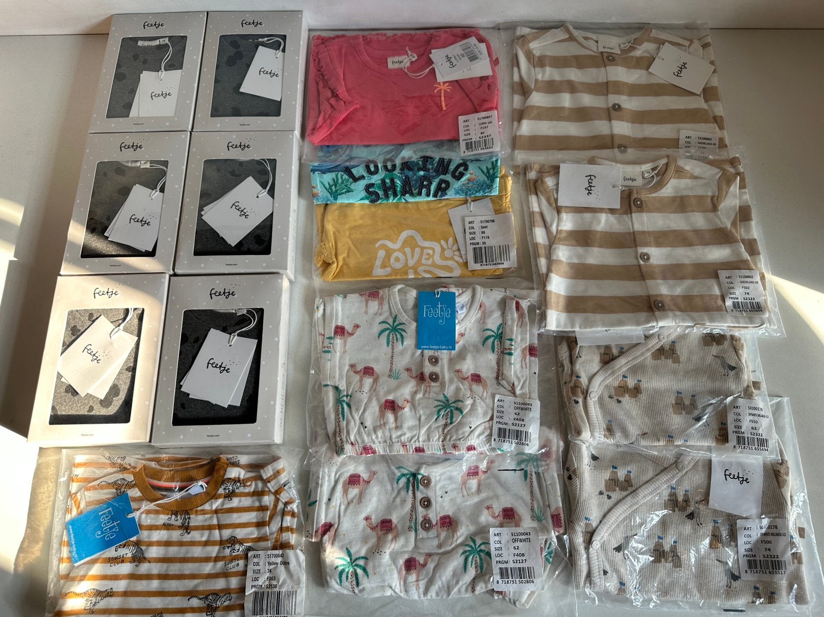 Partij feetje kinderkleding 50 stuks nieuw, Ophalen of Verzenden, Nieuw