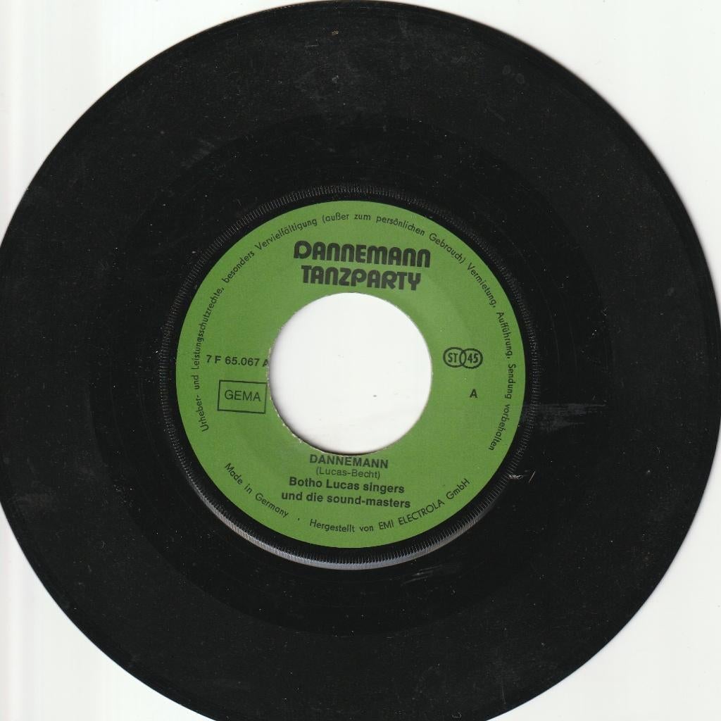 Dannemann sigaren Botho Lucas Singers /Sound-Masters vinyl, Ophalen, Gebruikt, Overige typen