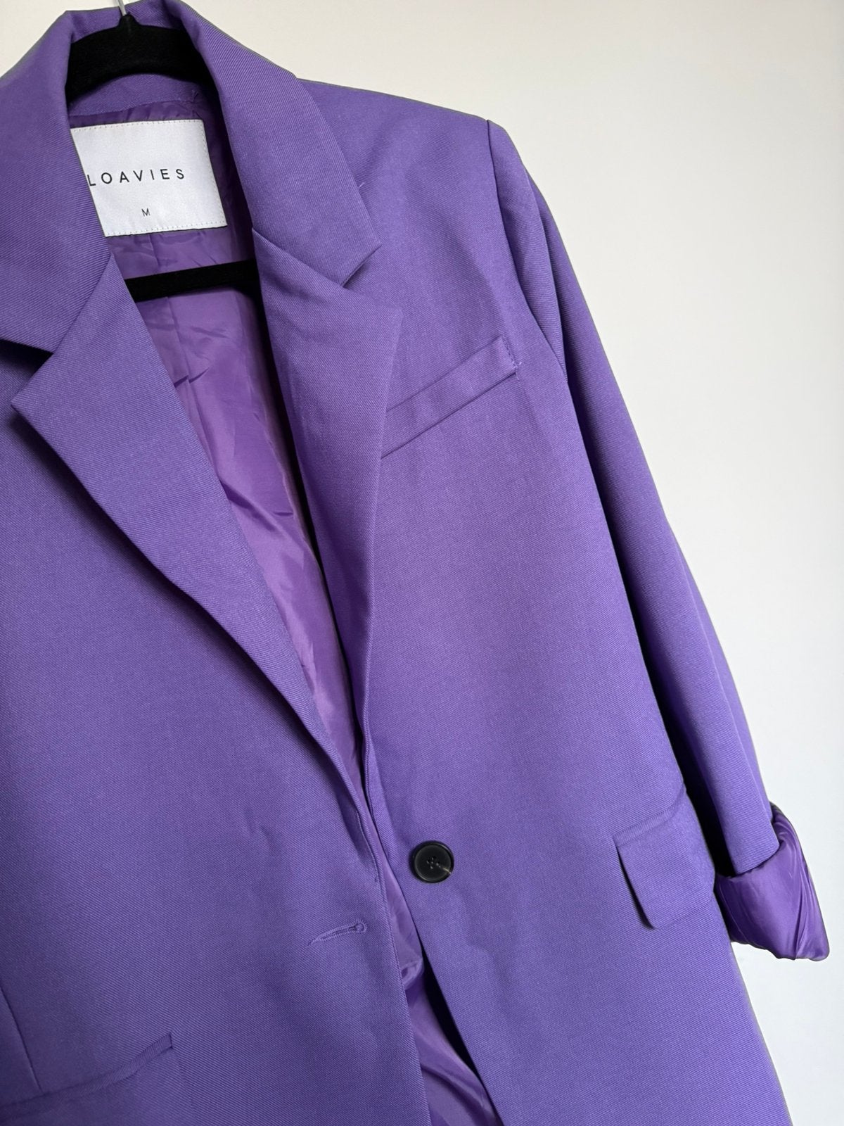 Loavies blazer colbert mt M, Ophalen of Verzenden, Zo goed als nieuw, Maat 38/40 (M), Paars