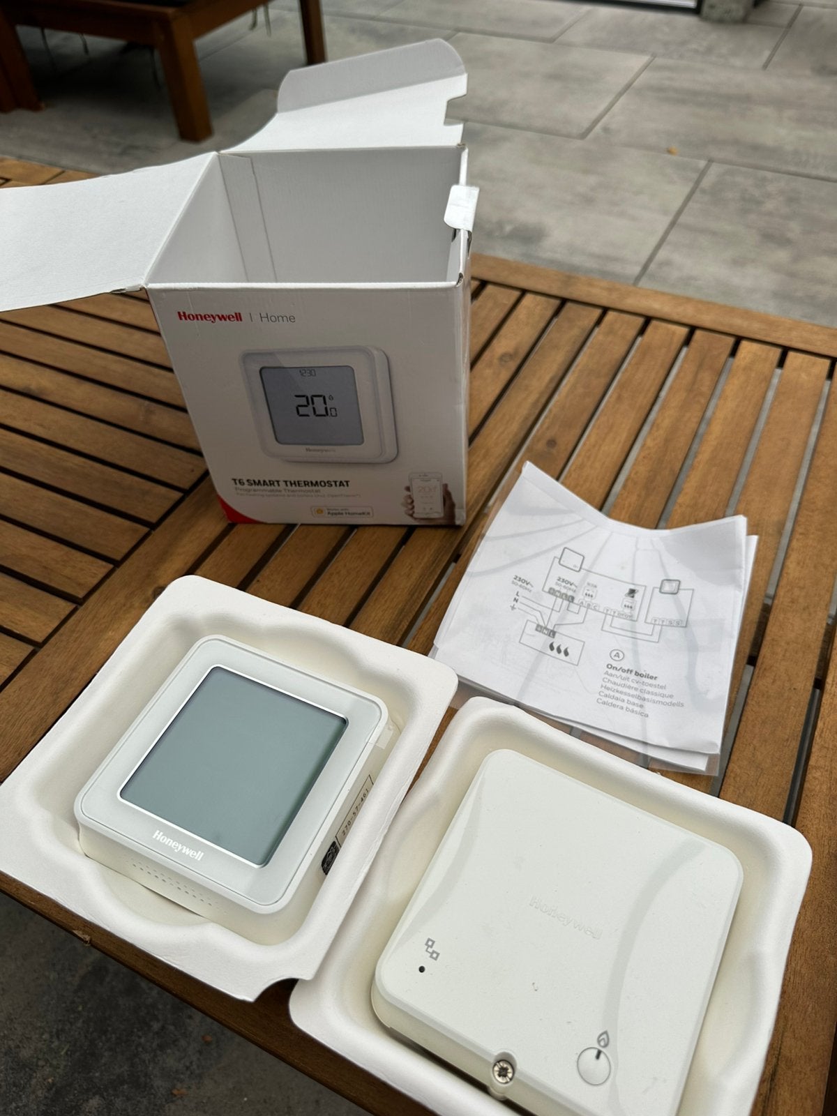 Honeywell T6 Smart thermostaat, Doe-het-zelf en Verbouw, Thermostaten, Ophalen, Zo goed als nieuw