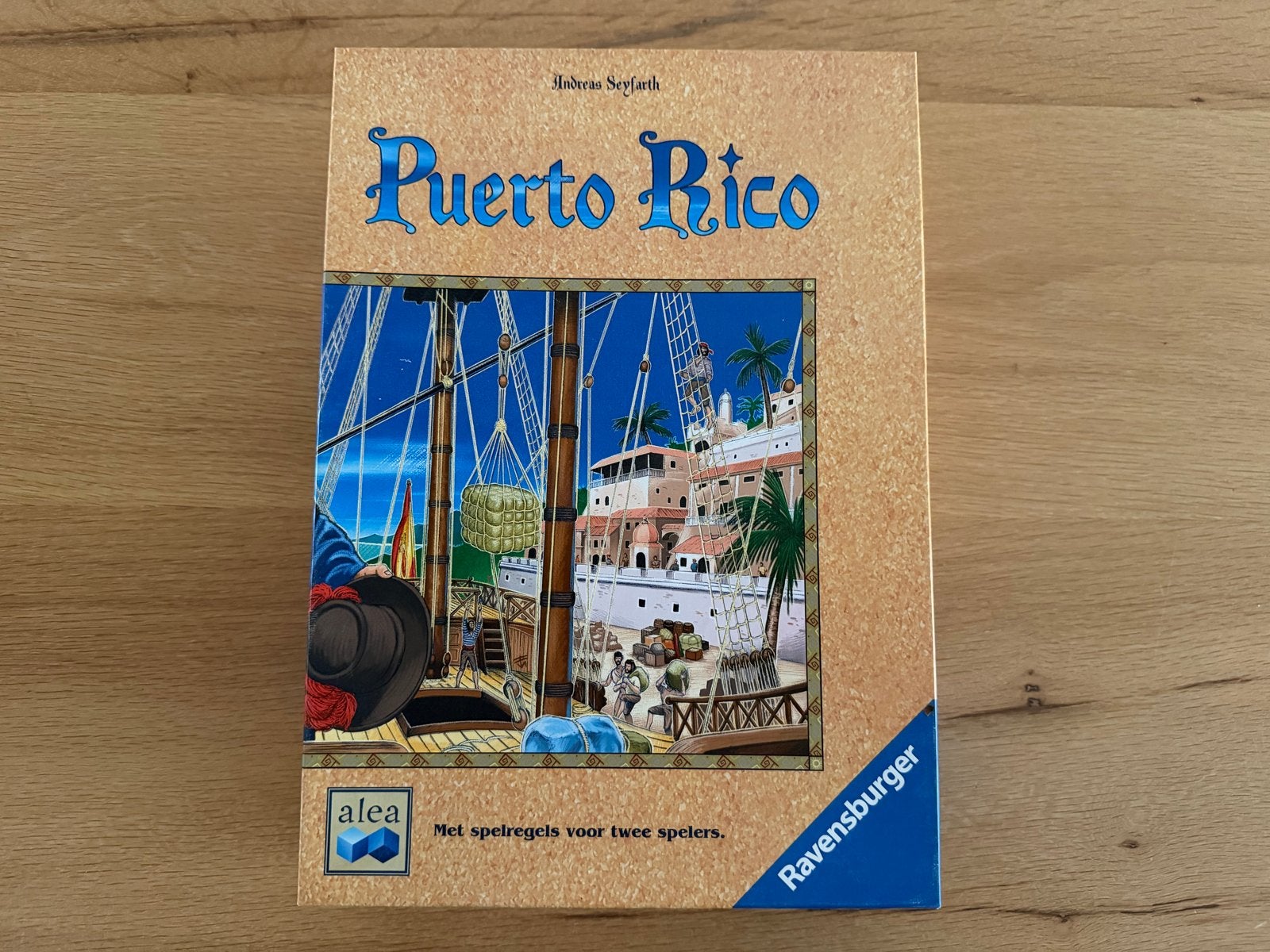 Puerto Rico Bordspel - Strategisch Kolonisten Spel, Drie of vier spelers, Ophalen of Verzenden, Zo goed als nieuw
