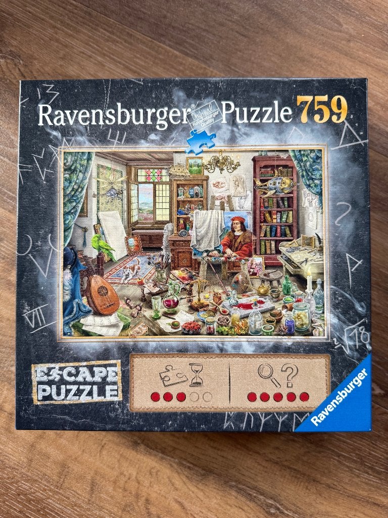 Escape-Puzzel van Ravensburger, Hobby en Vrije tijd, Denksport en Puzzels, Ophalen of Verzenden, 500 t/m 1500 stukjes, Zo goed als nieuw