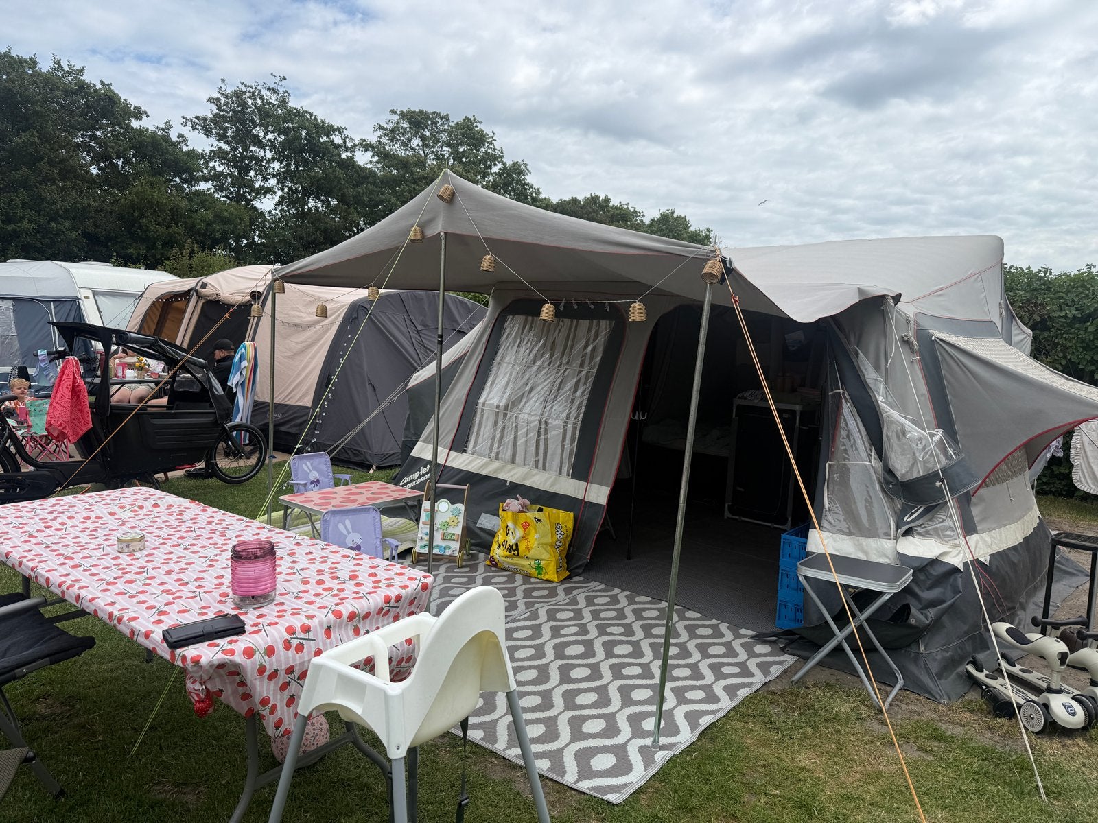 Camp-let Concorde vouwwagen - Compleet en klaar voor avontuu, Ophalen, Aanwezig, Camp-Let, Grijs