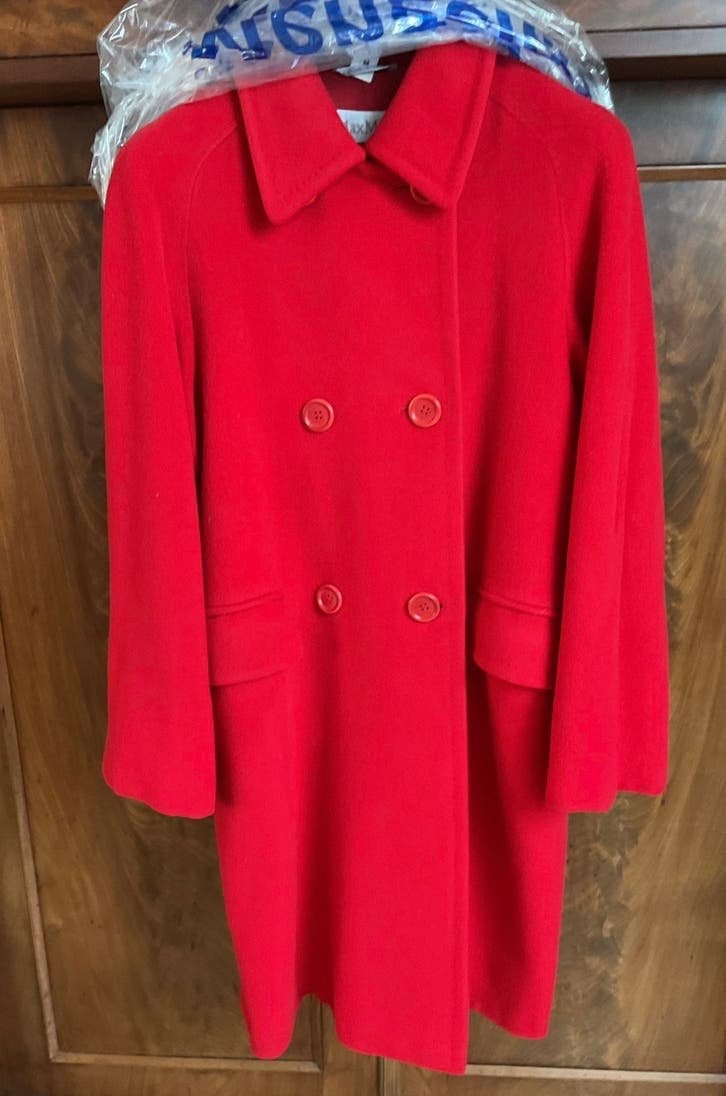 MAX MARA JAS, Ophalen of Verzenden, Gedragen, Maat 36 (S), Rood