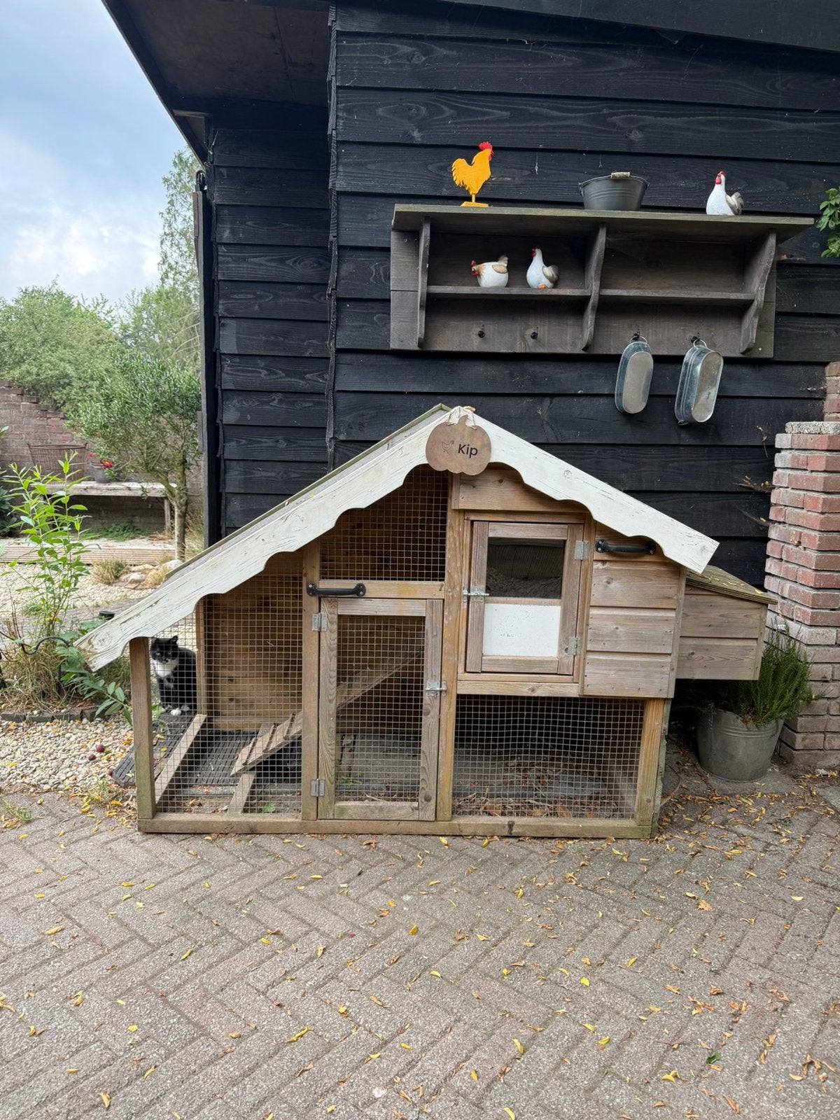 Mooi kippenhok / konijnen ren, Dieren en Toebehoren, Ophalen, 110 cm of meer, Hok, 90 cm of meer