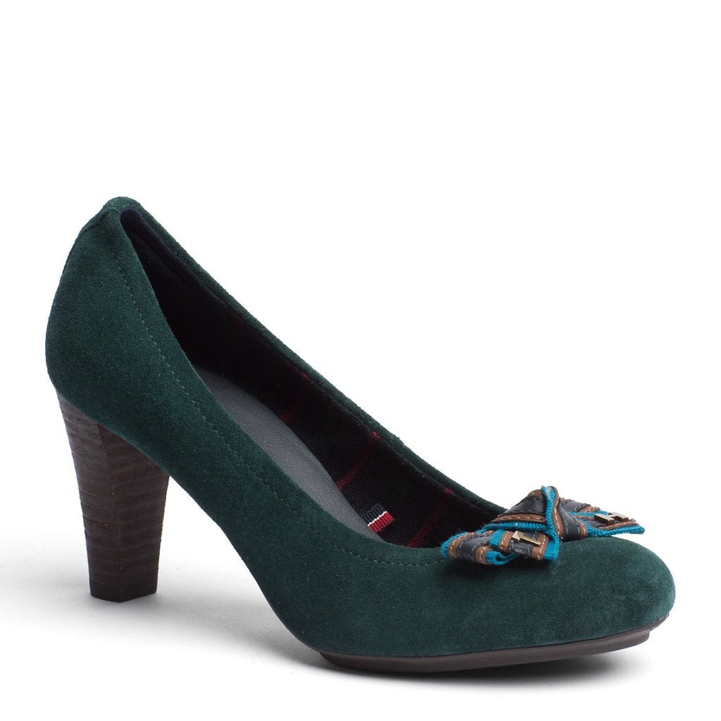 Tommy Hilfiger groene elegante pump hakken Cindy schoen 39, Kleding | Dames, Pumps, Nieuw, Ophalen of Verzenden, Groen