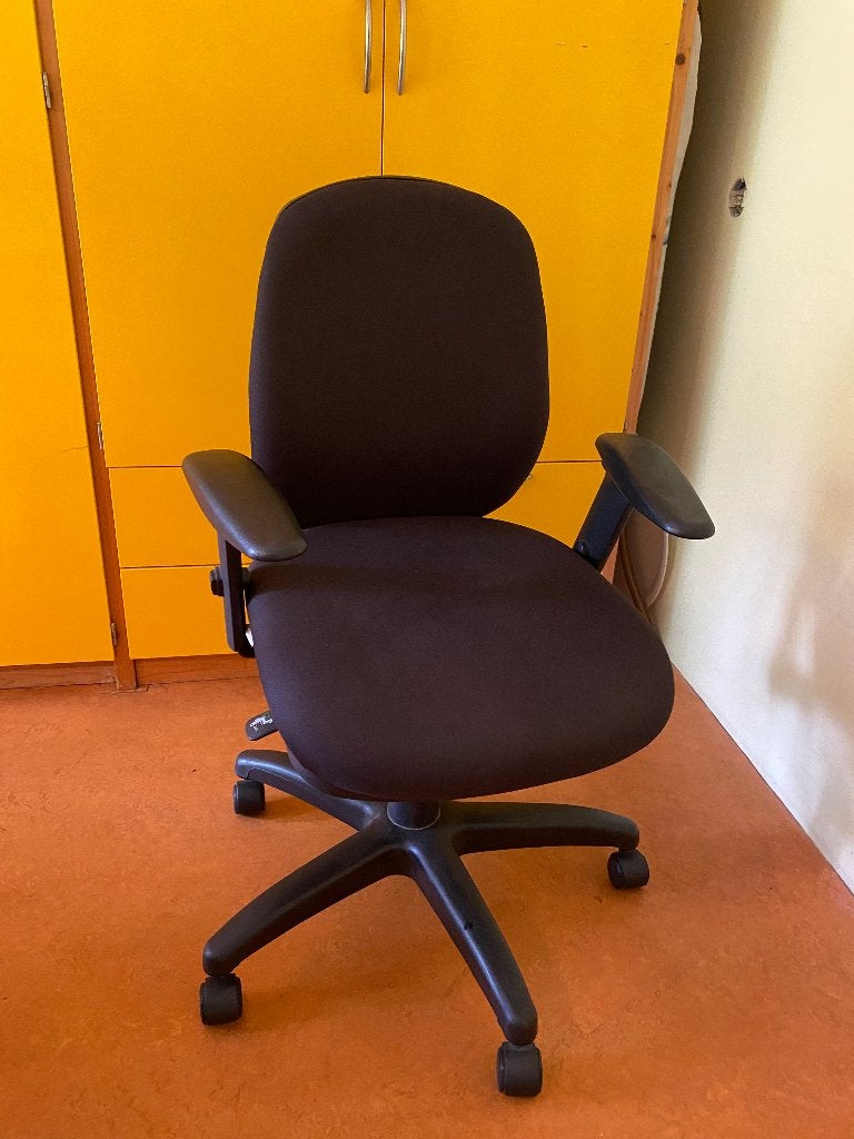 Bureaustoel, Ophalen, Zo goed als nieuw, Zwart, Bureaustoel