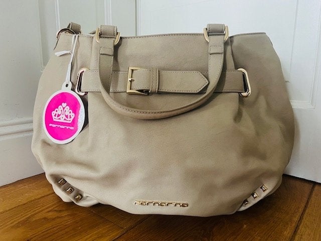 Karla shopper beige van Fornarina met gouden hardware., Ophalen of Verzenden, Nieuw, Beige, Shopper