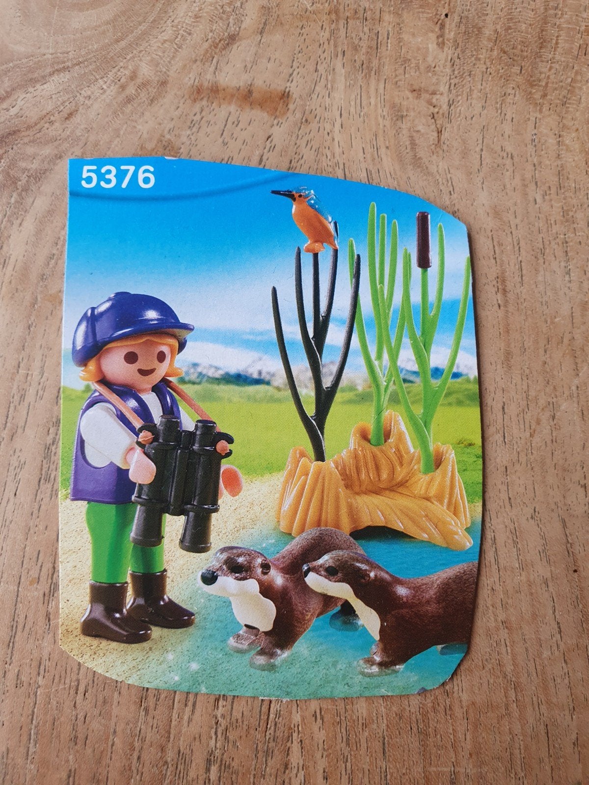 Playmobil 5376: Natuurverkenner met otters en ijsvogel, Complete set, Ophalen of Verzenden, Zo goed als nieuw, Figuren