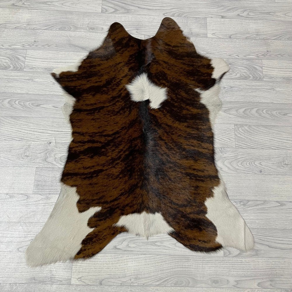 Kalfshuid tricolor bruin zwart wit 100x80cm | Lederstore, Huis en Inrichting, Landelijk, modern, Scandinavisch, industrieel, 100 tot 150 cm