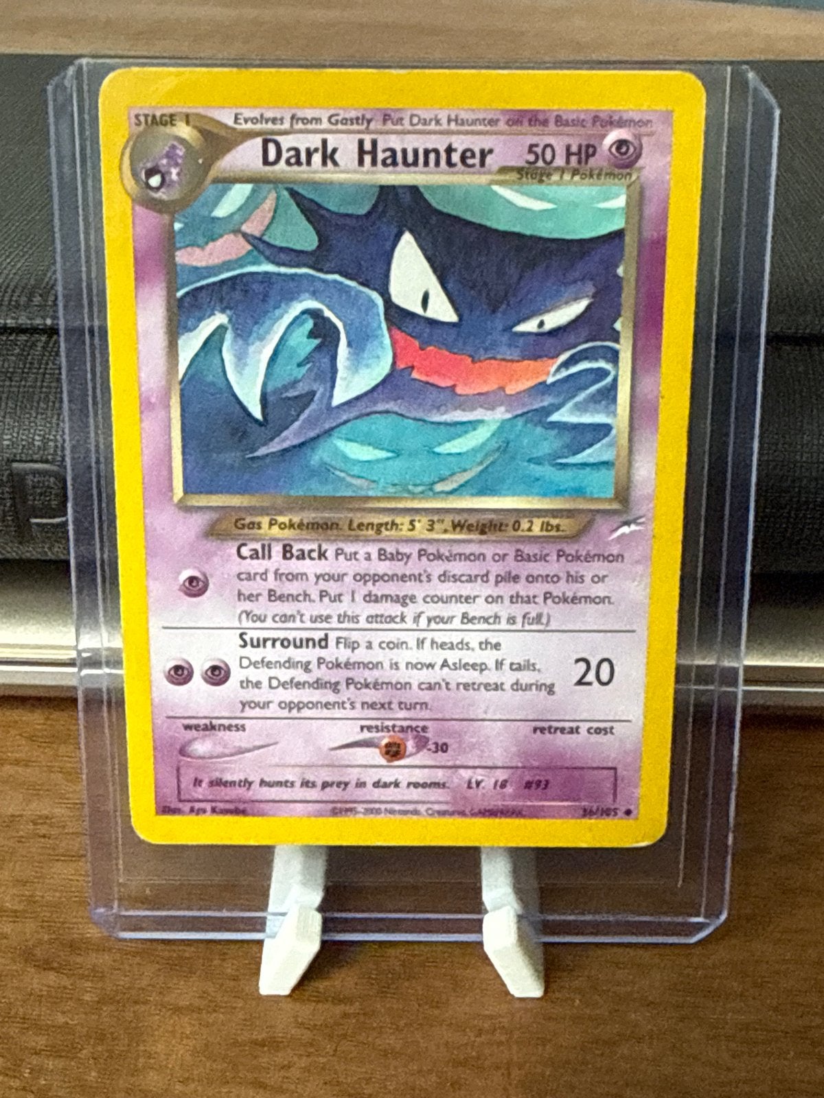Pokémon Dark Haunter, Ophalen of Verzenden, Zo goed als nieuw, Losse kaart
