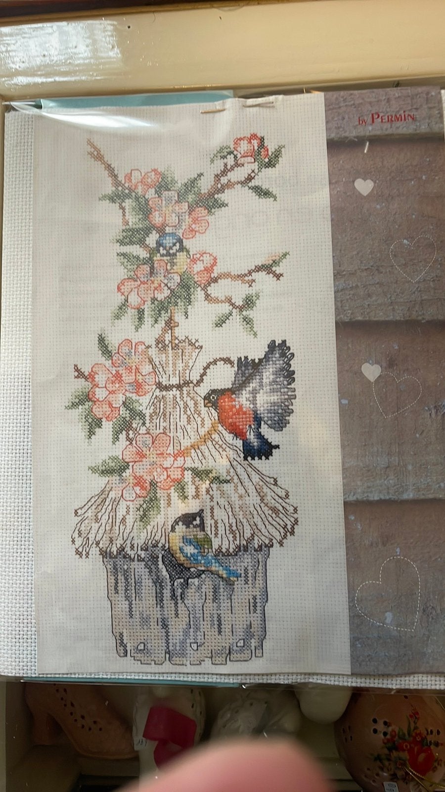 Borduurpakket vogelhuisje, Ophalen of Verzenden, Nieuw, Borduurpakket