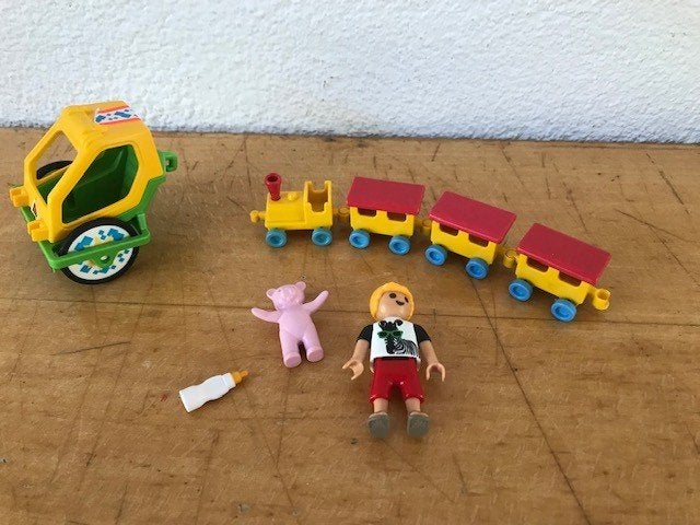 Playmobil "speelgoed" - fietskar, beertjes, tol, treintje, Ophalen of Verzenden, Zo goed als nieuw, Losse onderdelen