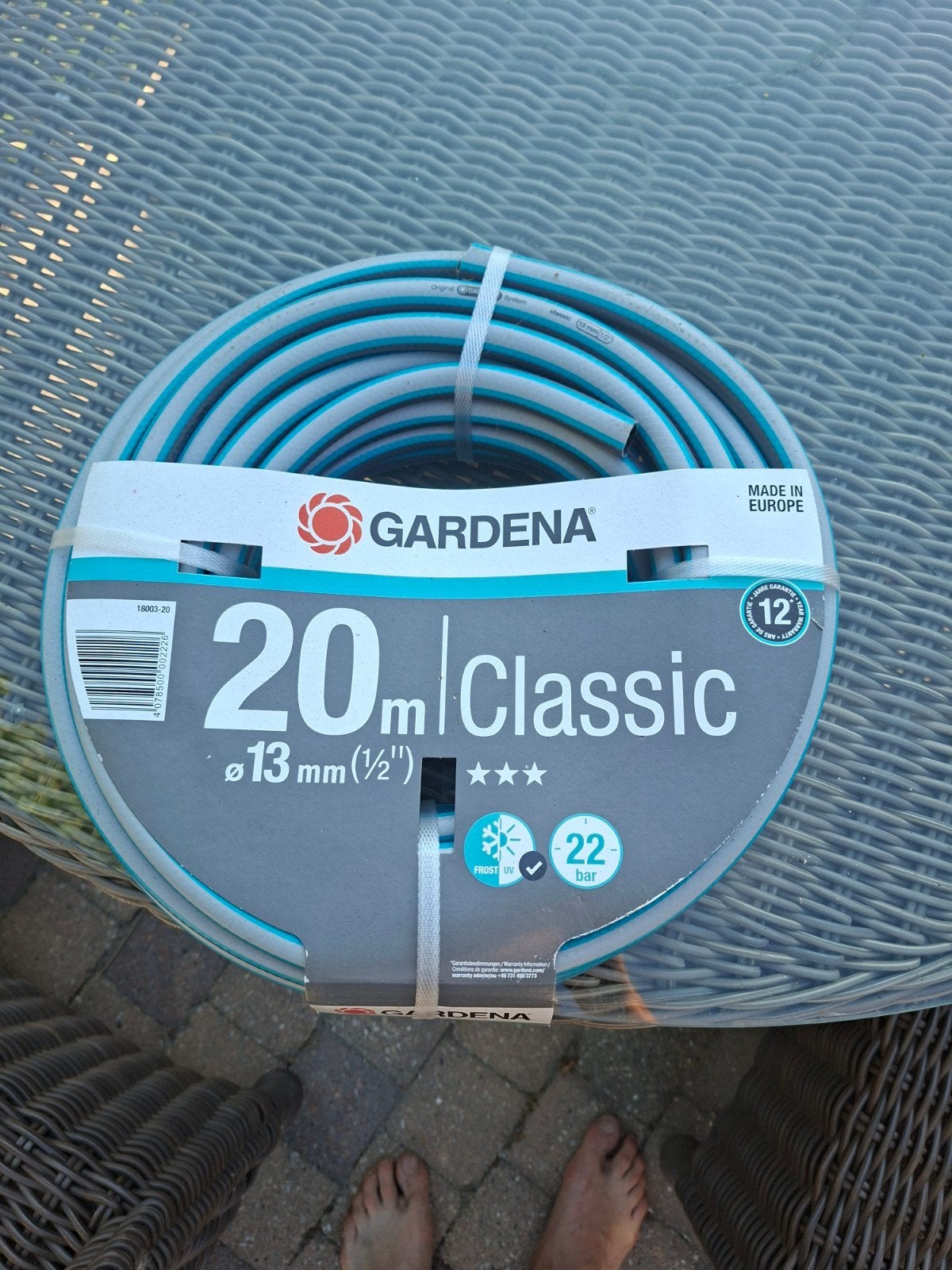 Gardena Classic Tuinslang 20m - 13mm (1/2"), Tuin en Terras, Ophalen, Nieuw, Tuinslang