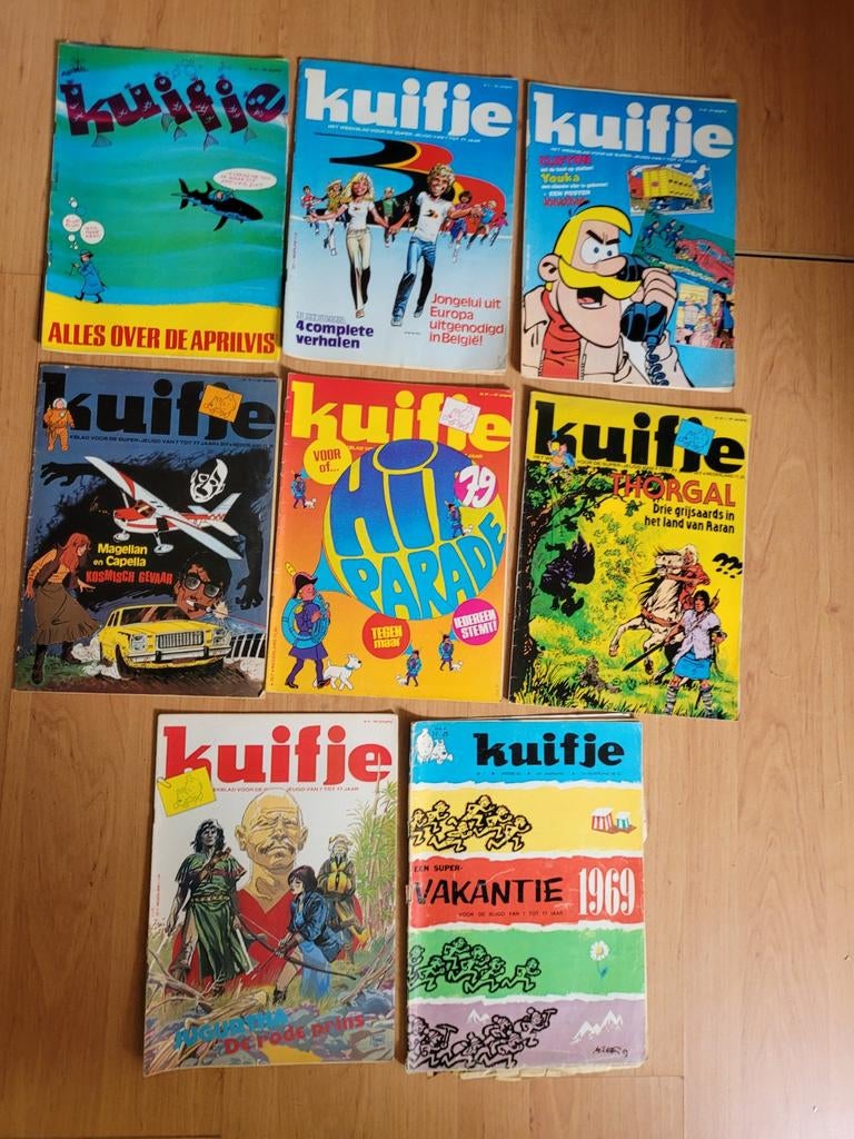 Kuifje en Robbedoes stripboeken - Diverse uitgaven, Meerdere stripboeken, Ophalen of Verzenden, Gelezen