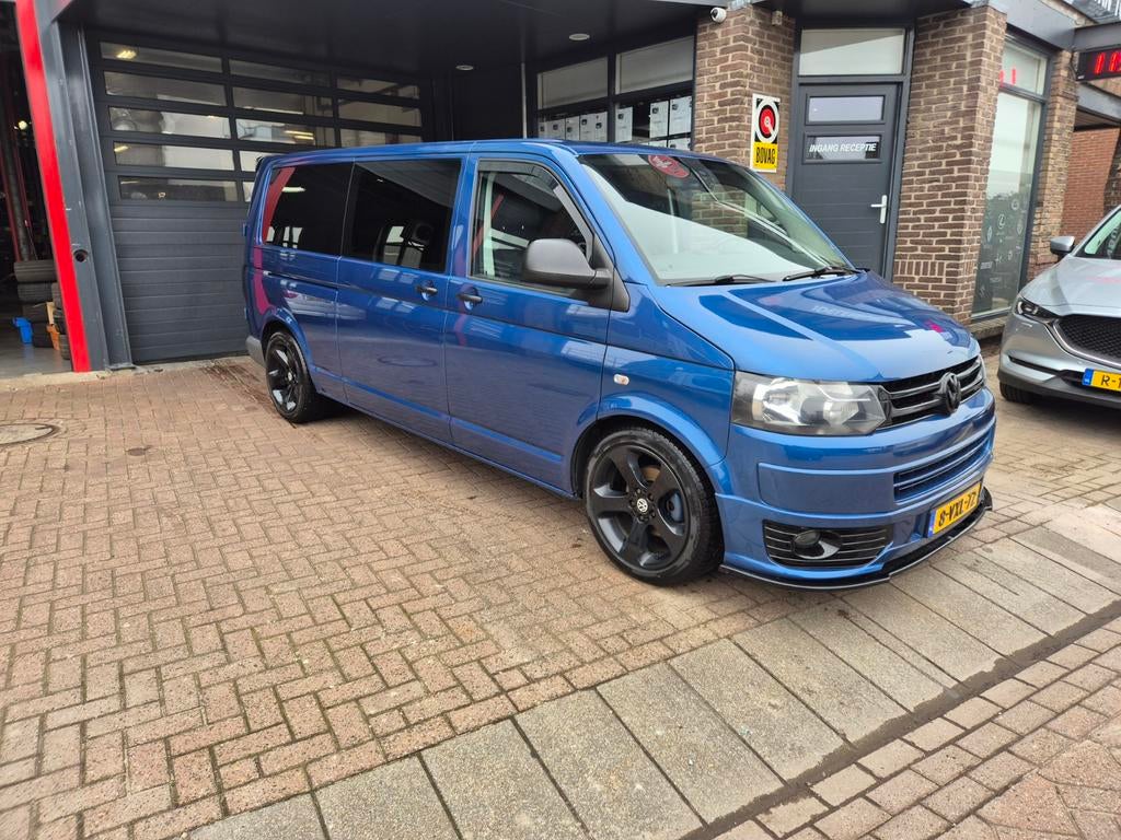Volkswagen T5.1 GP H1L2 dubbel cabine, dubbele schuifdeur, Voorwielaandrijving, Euro 5, Zwart, 4 cilinders
