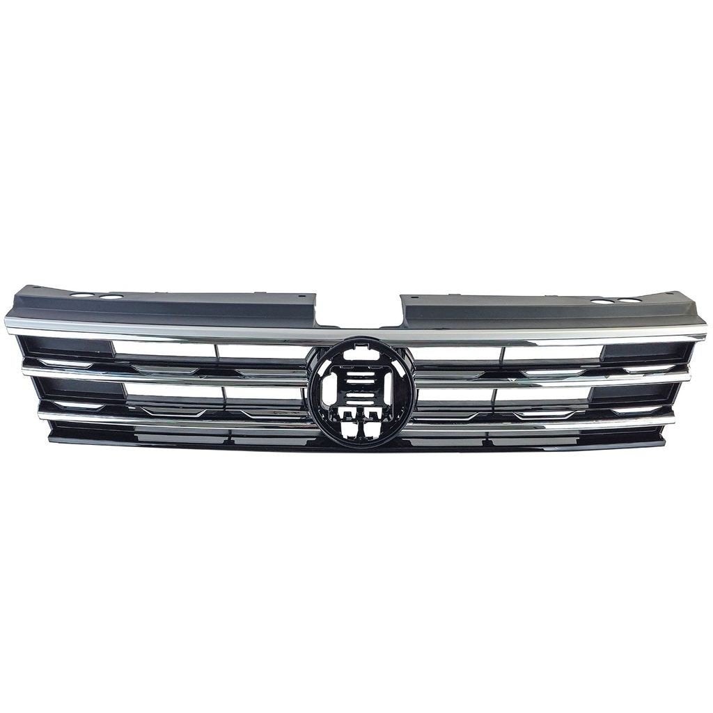 Sport Grill Voor Volkswagen Tiguan II Glans Zwart Chrome, Verzenden, Automotive Parts, A.parts@hotmail.nl, Trasmolenlaan 12 3447 GZ Woerden