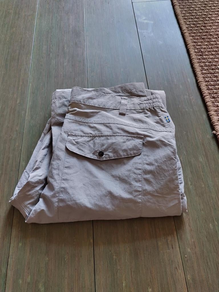 Fjällräven dubbele afritsbroek lichtgrijs - EU 46 / US 35-36, Ophalen of Verzenden, Gedragen