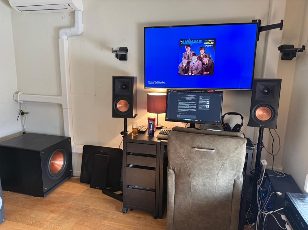 Klipsch RP-600M, RP-1400SW & Denon S650H Set, Overige merken, Ophalen of Verzenden, Zo goed als nieuw, Complete surroundset