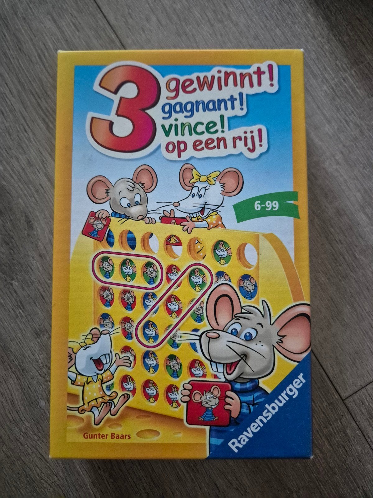3 op 1 rij, Een of twee spelers, Ophalen of Verzenden, Gebruikt, Ravensburger