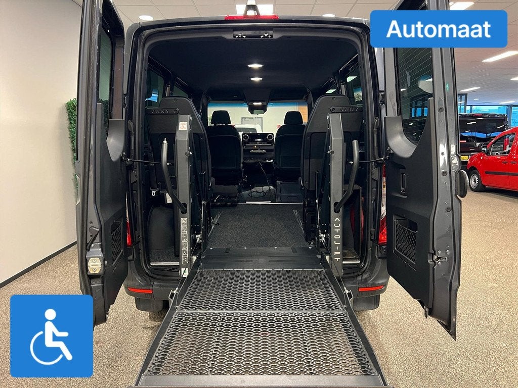 Mercedes-Benz Sprinter L1H1 Rolstoelbus Zelfrijder Rolstoel, Auto's, Bestelauto's, Automaat, 12 maanden, Stof, Gebruikt