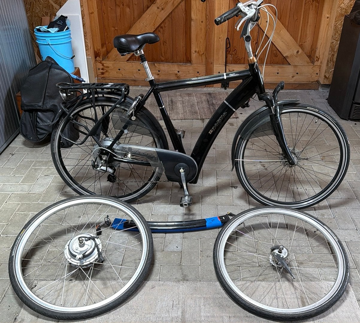 Sparta ION blackline elektrische fiets (project), Ophalen, Minder dan 30 km per accu, Sparta, Gebruikt
