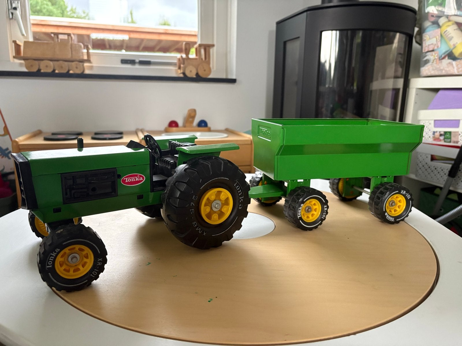 Grote collectie Tonka speelgoedvoertuigen, Ophalen of Verzenden, Gebruikt