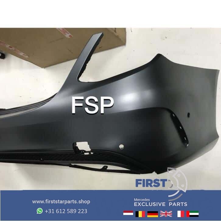 W205 AMG Achterbumper Mercedes C Klasse BUMPER 2014-2018 ZWA, Gebruikt, -, Ophalen of Verzenden, Achter