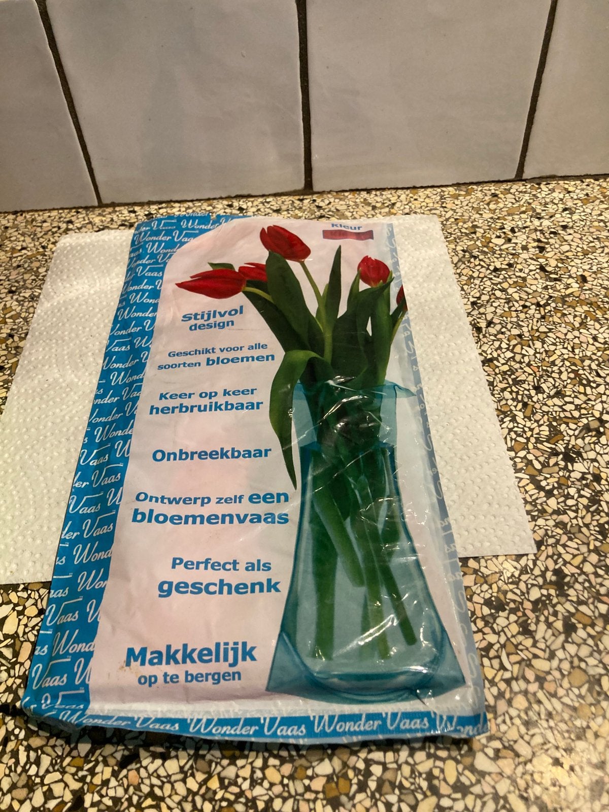 Opvouwbare vaas, Ophalen of Verzenden, Nieuw, Rood