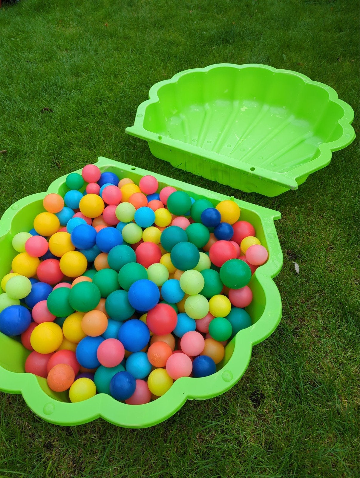 ballenbakballen met schelp, Ophalen, Gebruikt