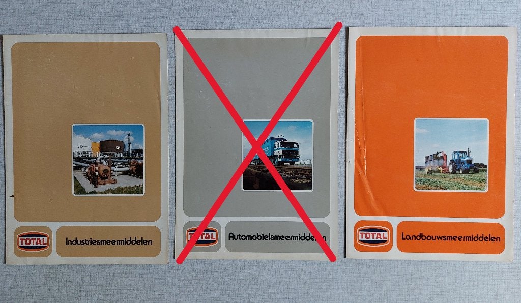 Brochures / Folders TOTAL Smeermiddelen, Ophalen of Verzenden, Gelezen, Overige merken