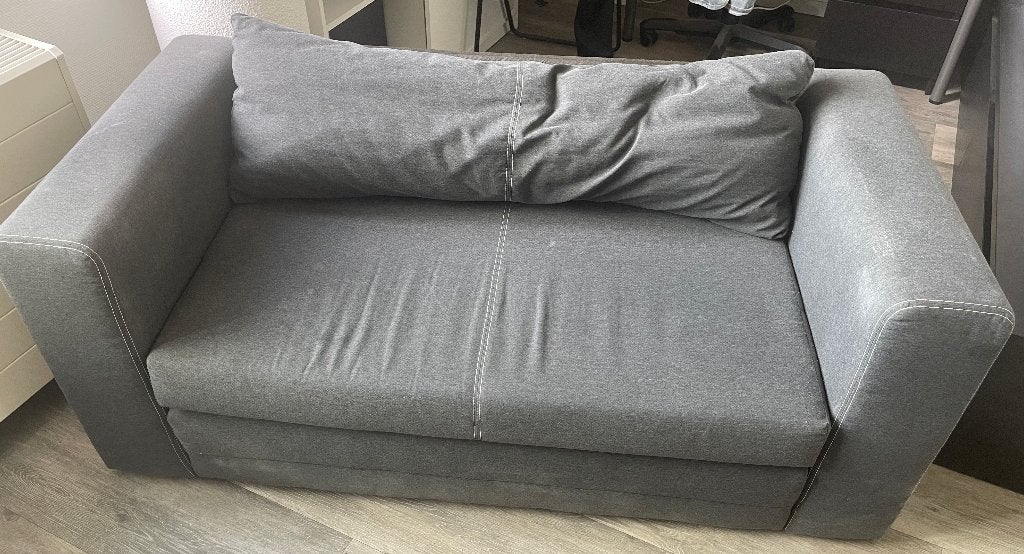 Sofa bed, 2 seated ((Pickup only. No shipping.), Ophalen of Verzenden, Tweepersoons, Minder dan 150 cm