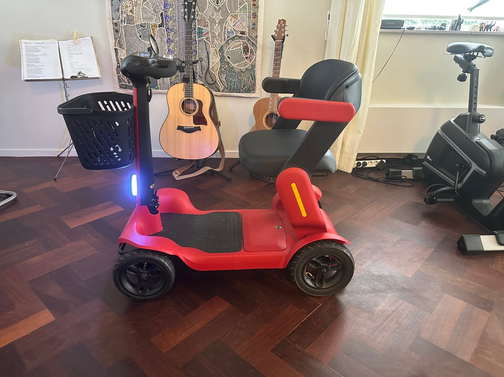 Paiseec scootmobiel (rood), Ophalen, Zo goed als nieuw, Elektrische rolstoel