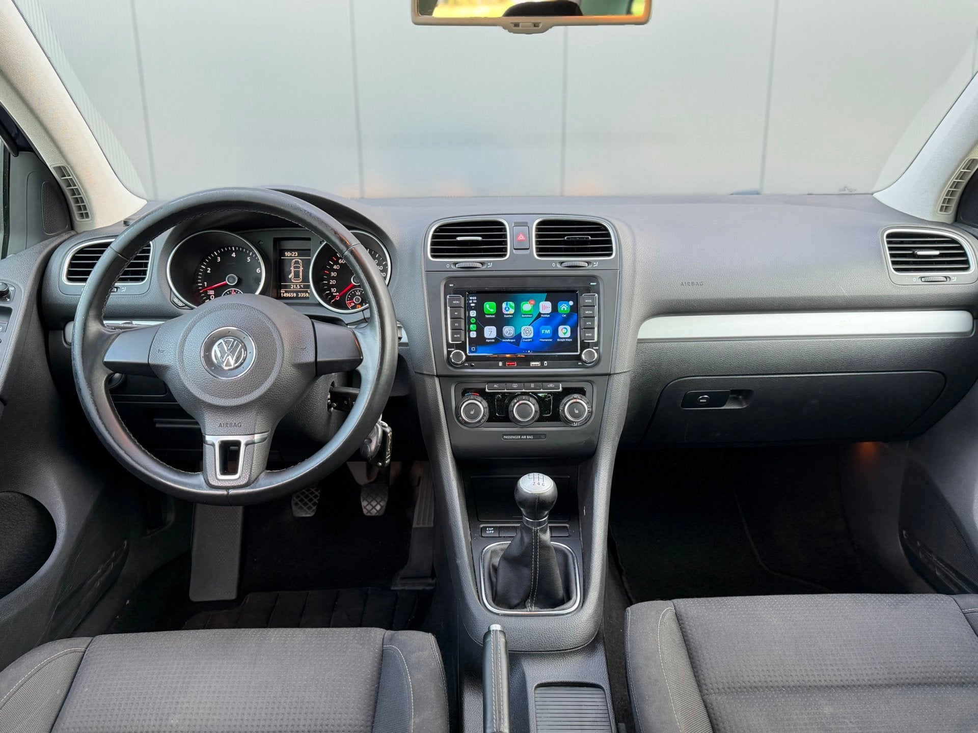 Volkswagen Golf 1.2 TSI TEAM | CRUISE | CARPLAY | STOELVERWA, Auto's, Voorwielaandrijving, Gebruikt, Zwart, 4 cilinders
