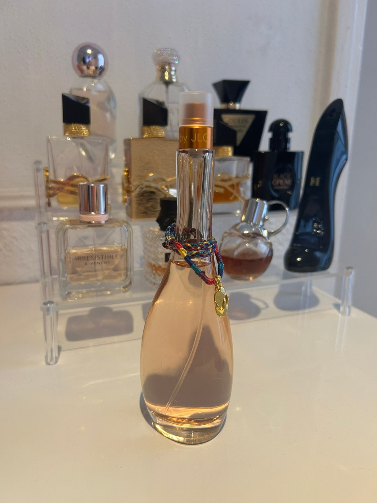 JLO miami glow, Verzamelen, Ophalen of Verzenden, Zo goed als nieuw, Parfumfles