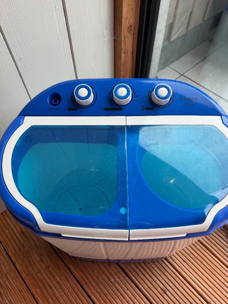 Mestic MW-120 wasmachine met centrifuge, Witgoed en Apparatuur, Ophalen, Minder dan 1200 toeren, Minder dan 85 cm, Minder dan 4 kg