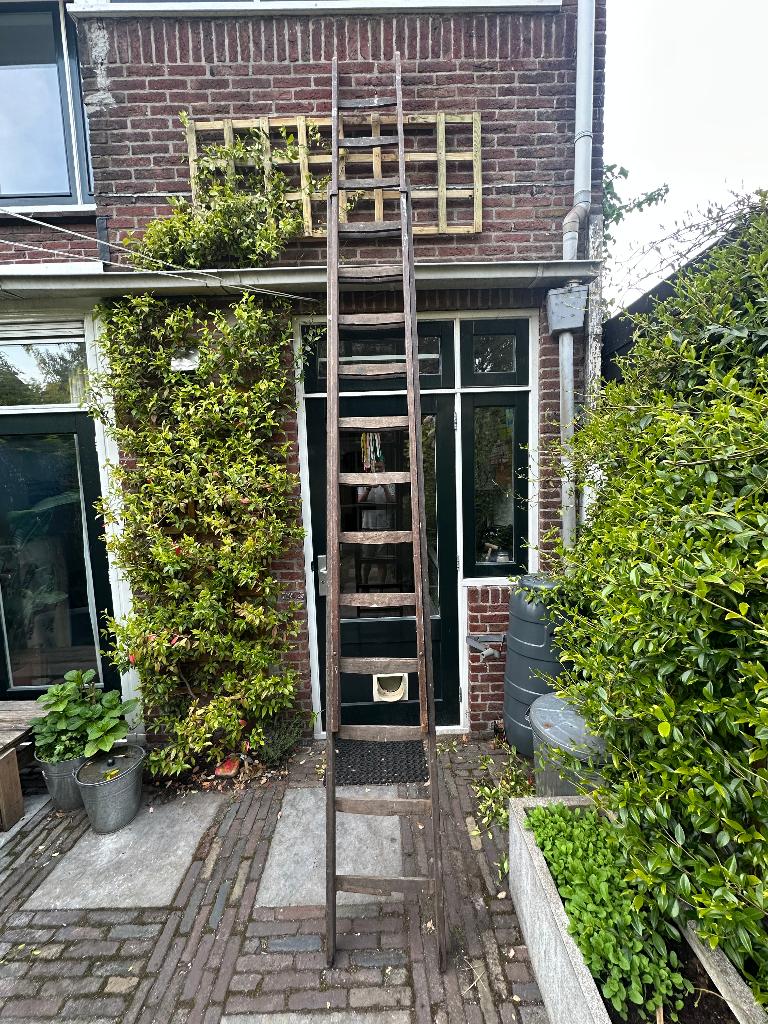 Houten ladder Varin's ladderbedrijf, Antiek en Kunst, Antiek | Gereedschap en Instrumenten, Ophalen