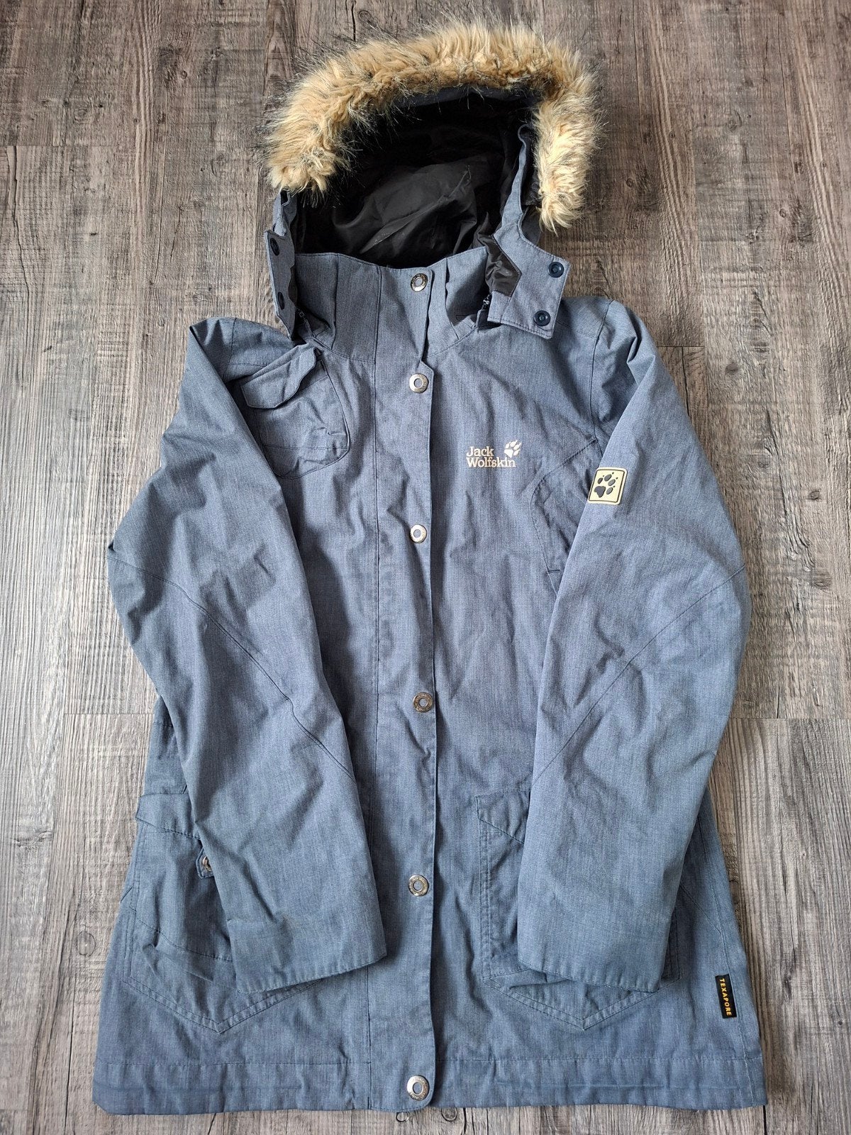 Jack Wolfskin, 3-in-1-jas, maat 38/M, Ophalen of Verzenden, Zo goed als nieuw, Zwart