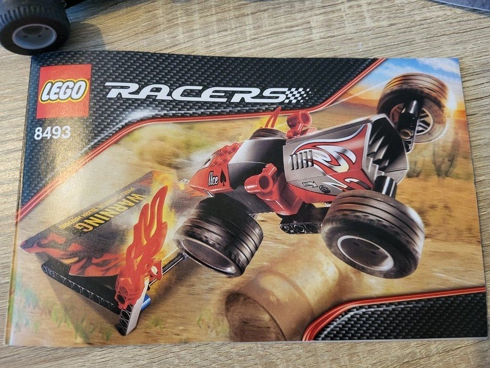 Lego Racers 8493 - Power Racers (2008), Ophalen of Verzenden, Gebruikt