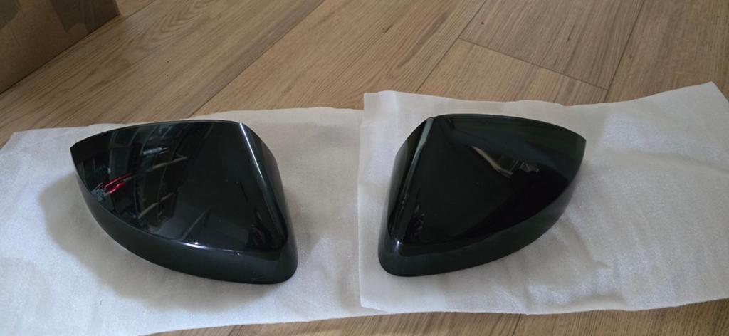Zwarte originele spiegelkappen audi a3 s3 8v, Auto-onderdelen, Ophalen of Verzenden, Gebruikt, Audi