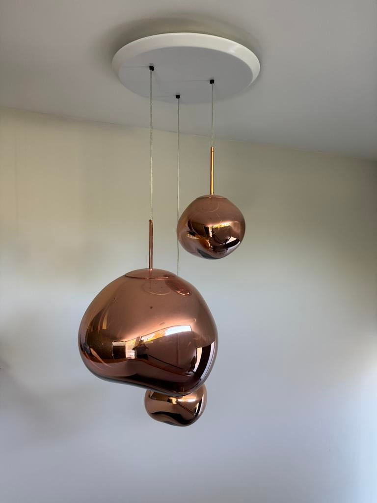 Tom Dixon Melt Copper - Trio, Ophalen, Zo goed als nieuw, Kunststof, 75 cm of meer