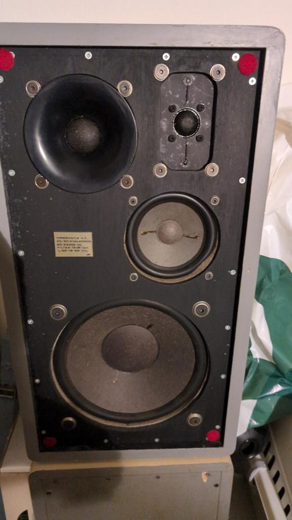 Visaton 4-weg luidsprekers met fronten, Audio, Tv en Foto, Luidsprekers, Gebruikt, Front, Rear of Stereo speakers, 120 watt of meer