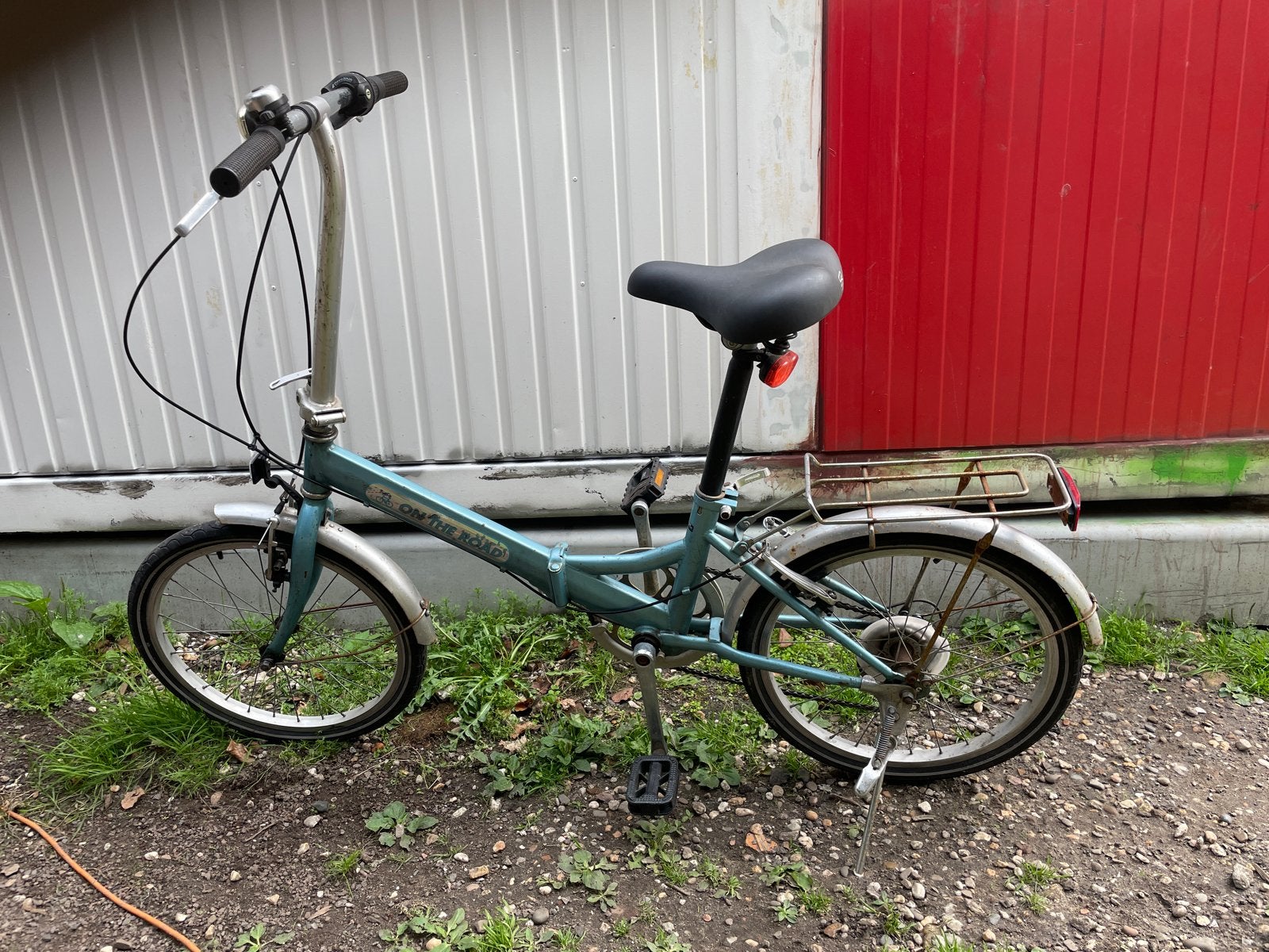 Opvouwbare fiets - Ideaal voor woon-werkverkeer, 20 inch of meer, Gebruikt, Velgrem, Versnellingen