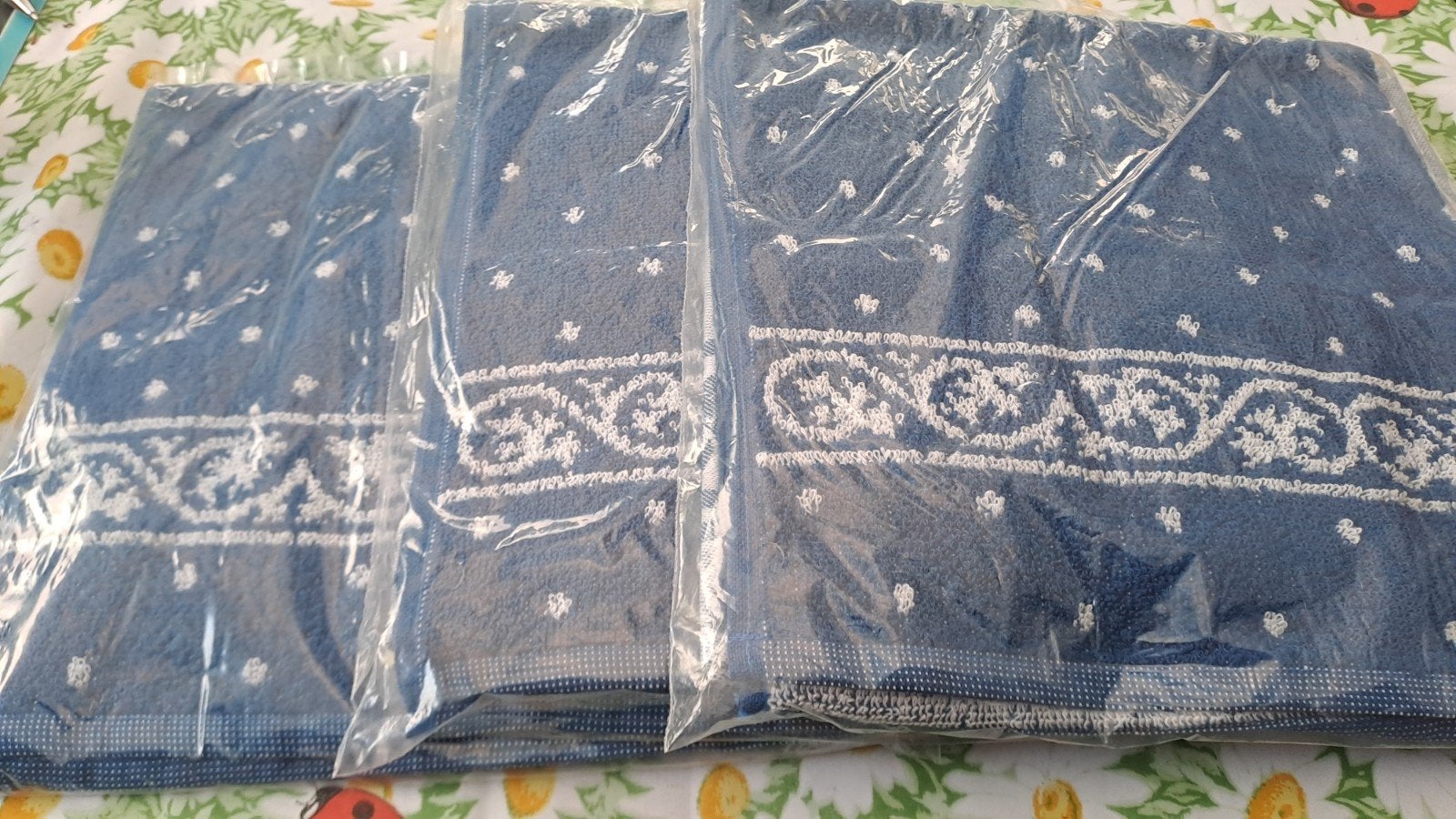 Nieuwe vintage keuken- en theedoeken Set - 100% Katoen, Katoen, Wasbaar, Onbekend, Nieuw