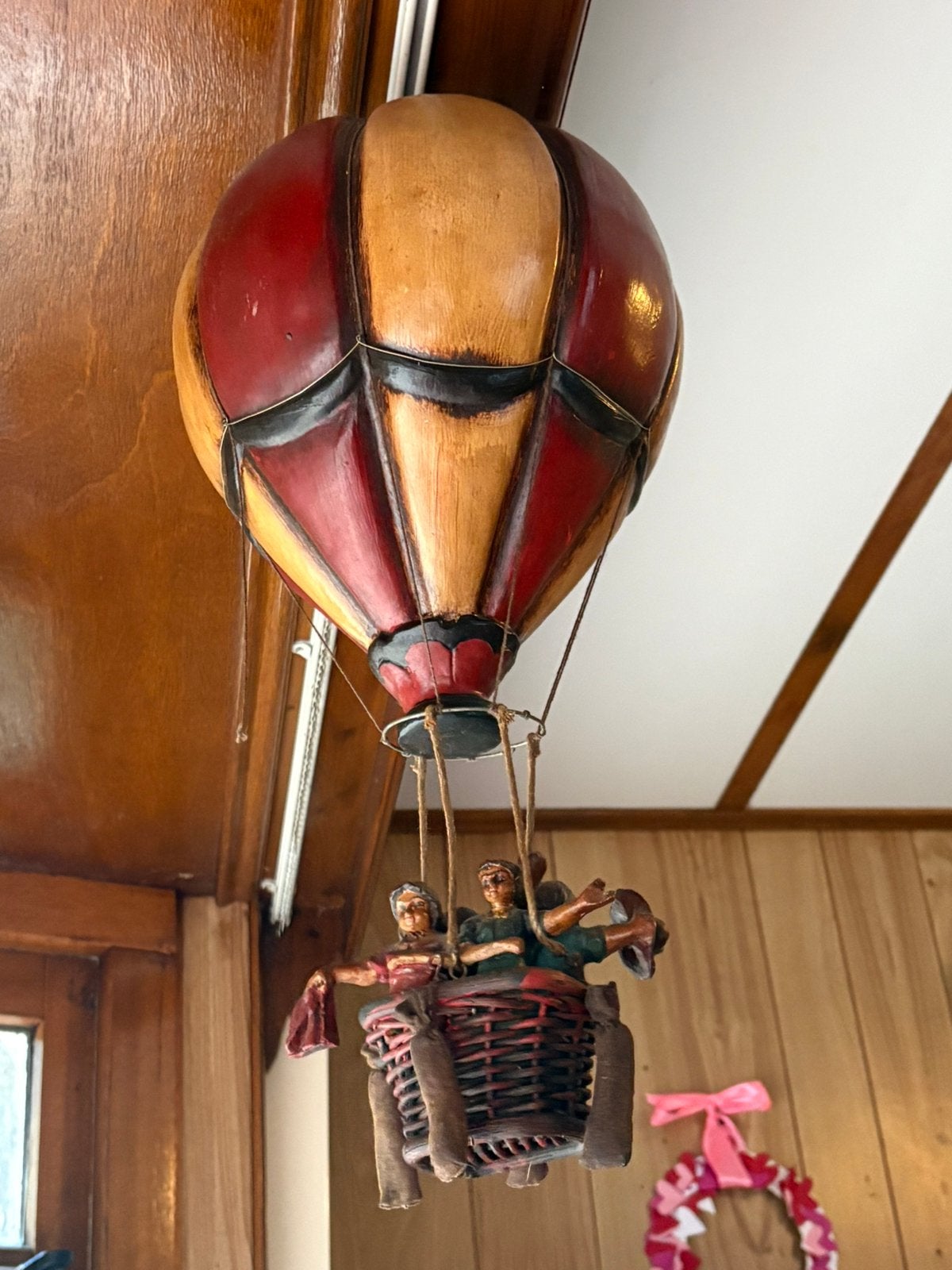Vintage luchtballon, Ophalen