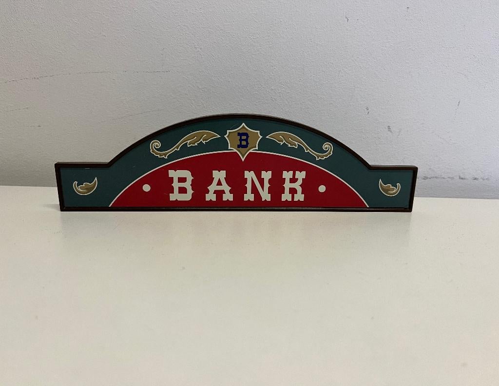 Western Onderdelen nr 84: Uithangbord Bank Huisje 70012, Ophalen of Verzenden, Gebruikt, Los playmobil