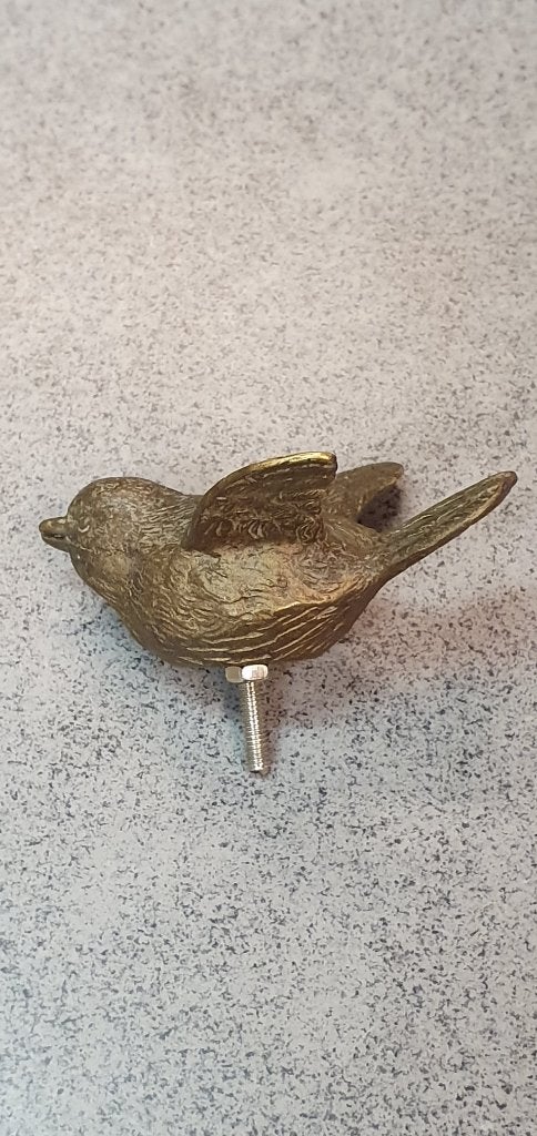 2 bronzen vogeltjes / MUSSEN /nieuw, Dierenbeeld, Nieuw, Info@huisentuindecoratiemarie.nl, Huis en tuin decoratie marie